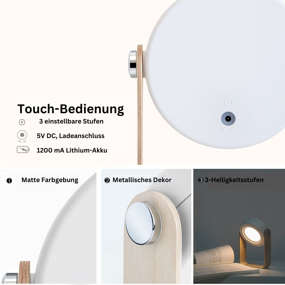 LumiFold Faltbare Touch-Lampe